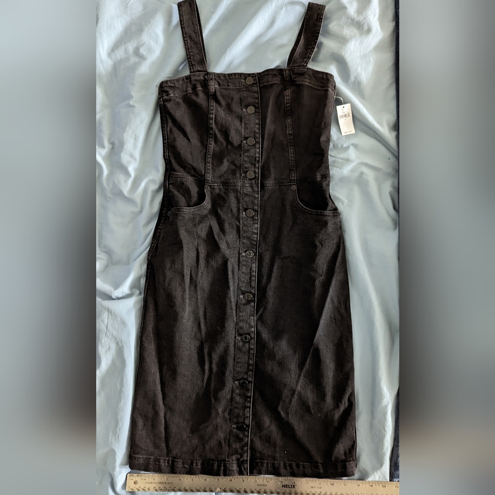 GAP denim overall skirt, NWT